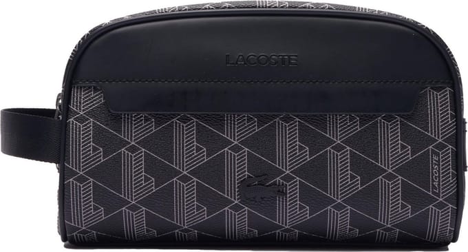 Lacoste The Blend - Toilettas 22 cm (monogram noir gris)