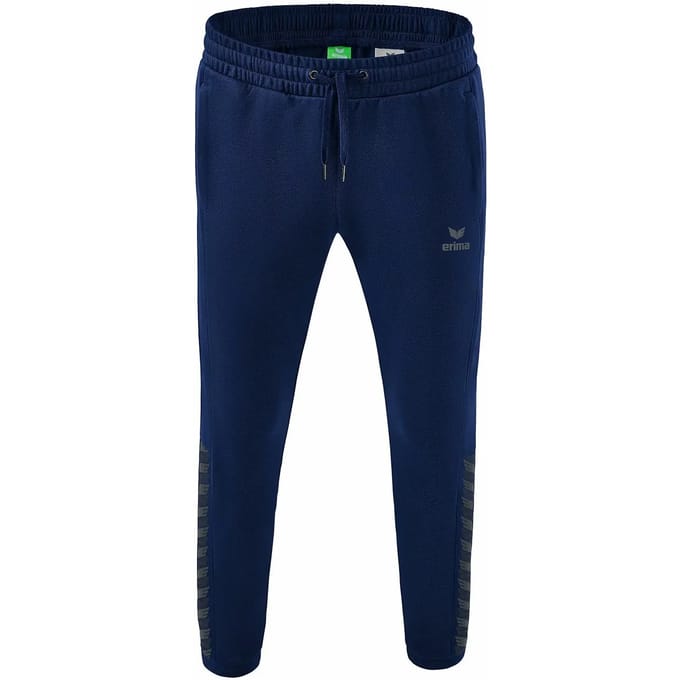 Erima Essential Team Sweatbroek Kinderen - Slate Grey / New Navy | Maat: 152