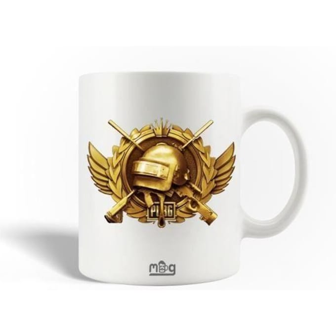 Keramische Mok - MANIACASE - PlayerUnknown's Battlegrounds - 30cl - Vaatwasmachinebestendig - Wit