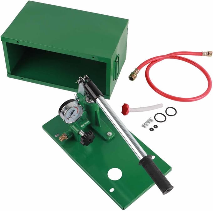 Handmatige Drukpomp - Test Gereedschap - Leidingen Testen - Robuuste Ijzerconstructie - 40KG 4MPA