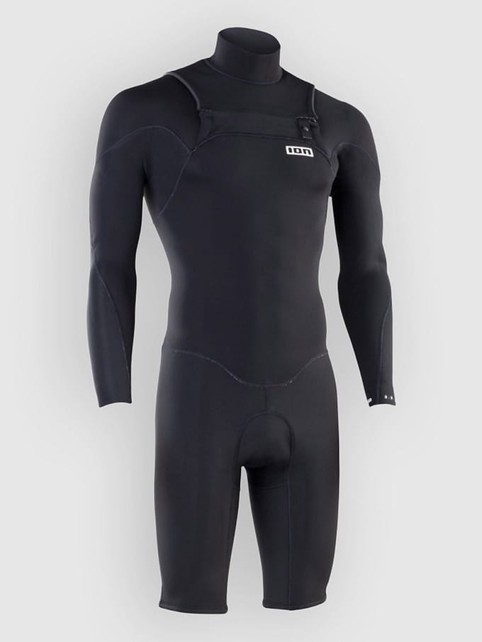 Ion Element 2/2 Shorty Ls Front Zip Wetsuit zwart