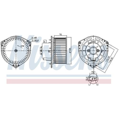 Interieurventilatie NISSENS 87454