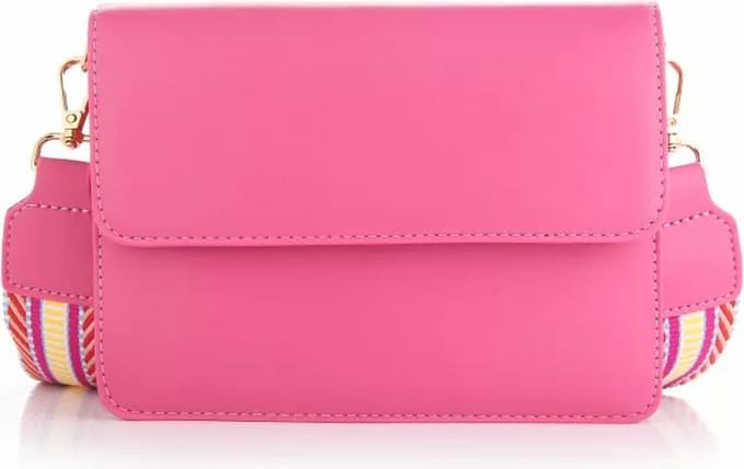 Bijoutheek Tas Crossover Glad Fuchsia
