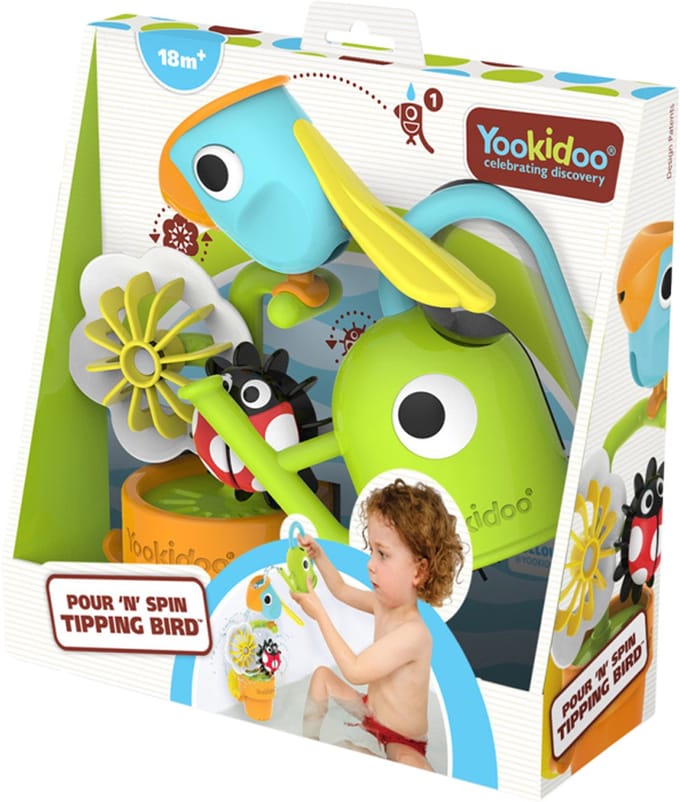 Yookidoo Badspeelgoed Pour ’N’ Spin Tipping Bird
