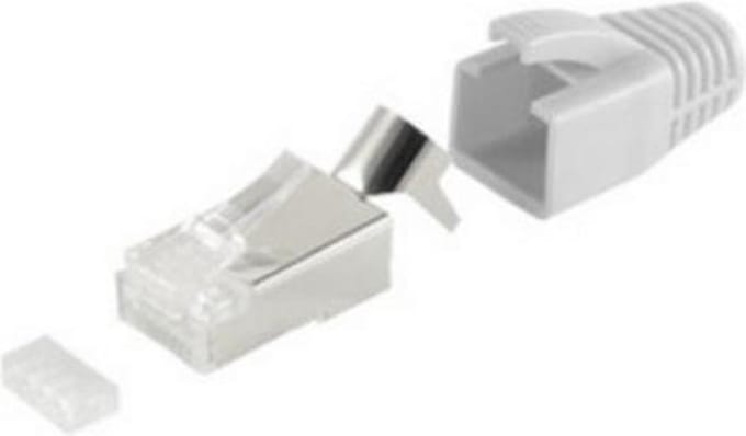 shiverpeaks BS72067-10GR, RJ-45, Grijs, Metallic, Goud, 10 stuk(s)