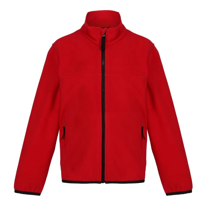 Regatta Kinder/Kids Microfleece Full Zip Fleecejack (Klassiek rood)