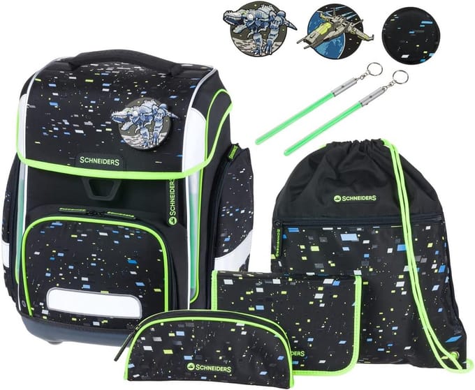 Complete Schooltas Set Ergonomisch met Pennenzak en Sporttas - 9 Delig