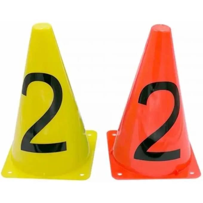 Markeerkegel Nº 2 Naranja Fluor 23 Cm