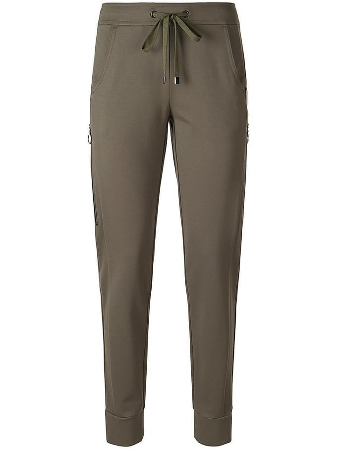 Broek in jogg-pant-stijl pasvorm Barbara Van Peter Hahn groen