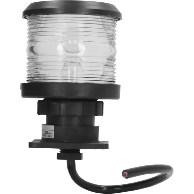 Feu de mouillage LED blanc Lampe de navigation tous azimuts pour bateau marin IP56 Étanche Visibilité 2NM white