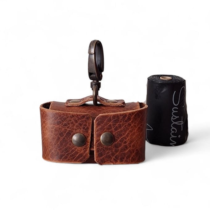 Cooper & Quint Poepzakhouder - Bruin - Oud Messing