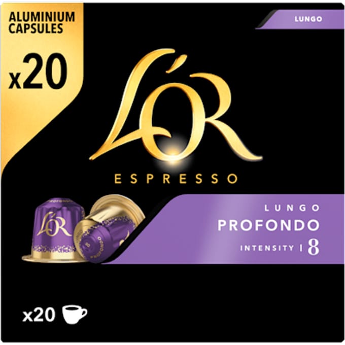 L'OR Espresso koffiecapsules Lungo Profondo 20 stuks