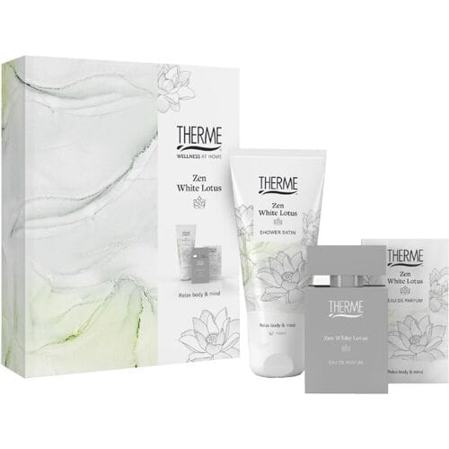 THERME Zen White Lotus Perfume Gift Set - gesckenkset - Eau de Parfum 30 ml+Shower Satin 200 ml