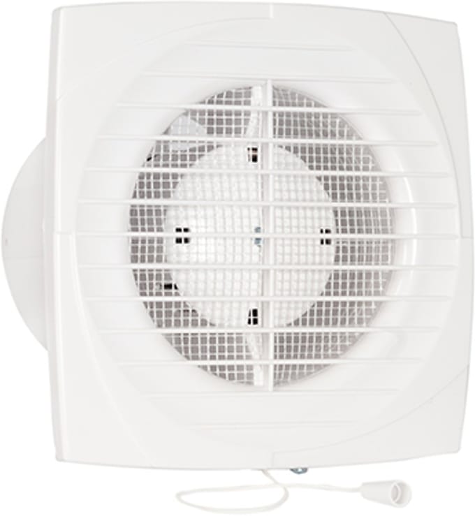 Badkamer-/ toiletventilator DVT 100 wit