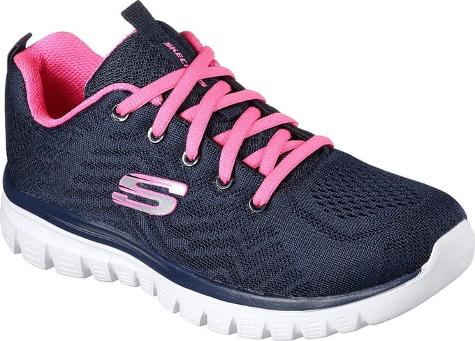 Skechers Sport GRACEFUL GET CONNECTED WIDE FIT Sneakers Dames 12615 Blauw