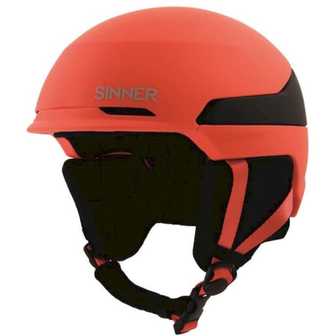 SINNER ZERMATT Unisex Skihelm - MATTE ORANGE NEON - Maat M, 55-58 cm