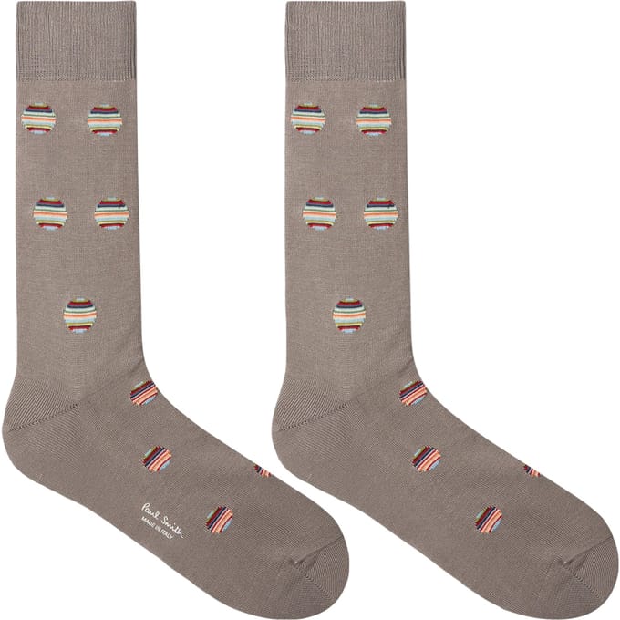 Paul Smith Sock Multi Polka Grey Taglia: OS | Calzini Outlet | Uomo | Grigio