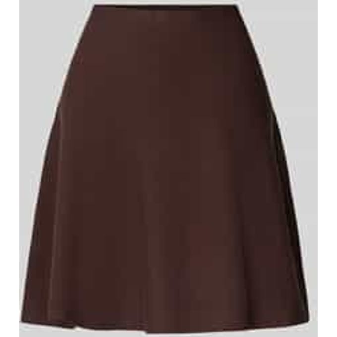 Tom Tailor Denim - Mini skater gebreide rok - Maat XS - soft chocolate brown melange