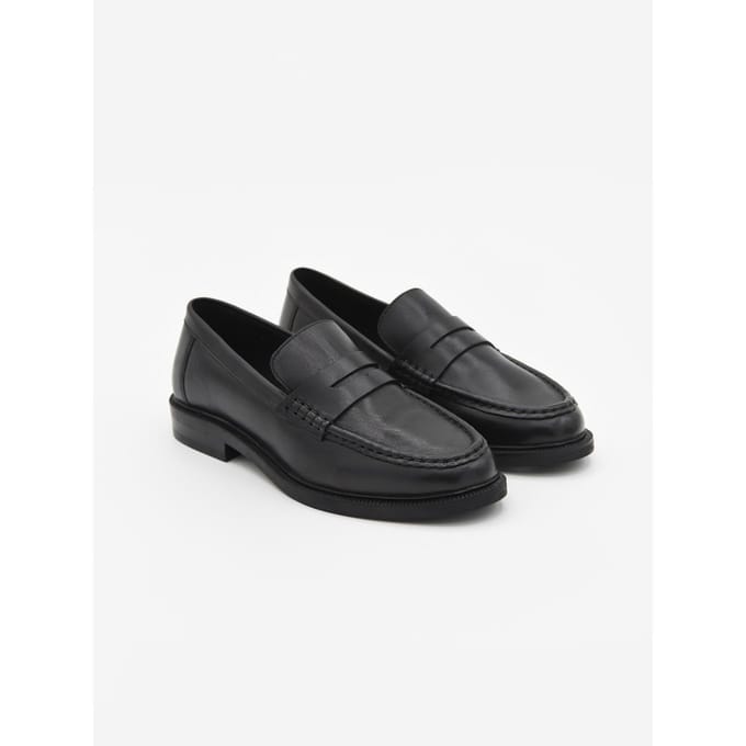 Purapiel Mocassin Bro13 Zwart