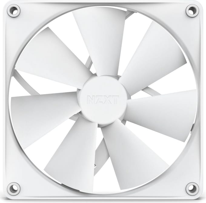 NZXT F140P Static Pressure - Wit - Case ventilator - 140mm - Wit - 23 dBA