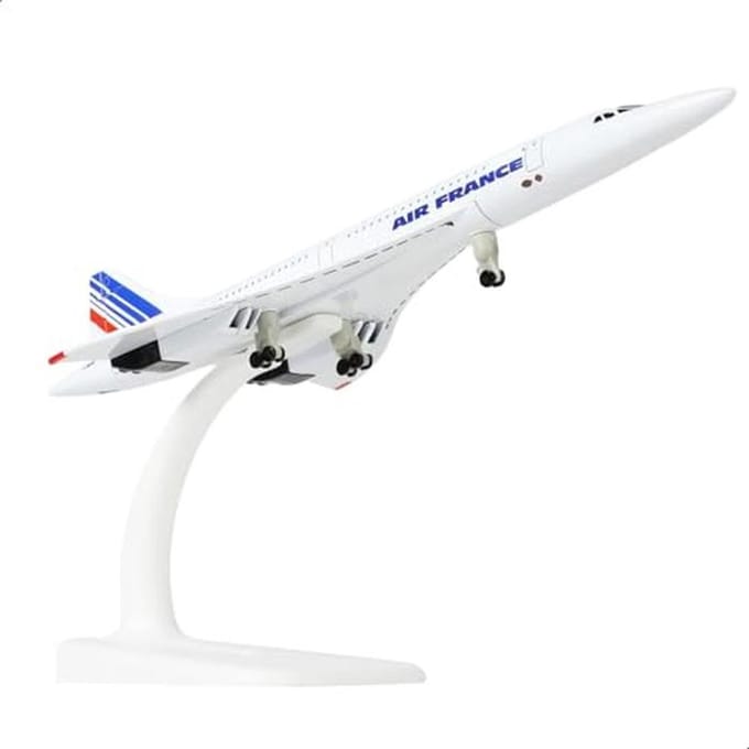 Concorde schaalmodel 1/300 voor modelbouw en bureaudecoratie