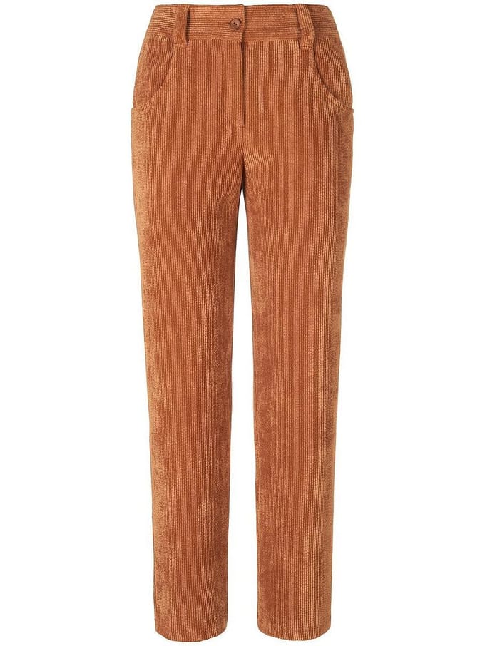 7/8-cordbroek pasvorm Barbara Van Peter Hahn bruin