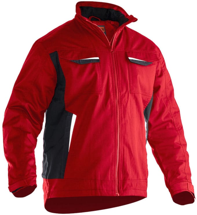 Jobman 1317 Service Jacket Lined 65131720 - Rood - XL