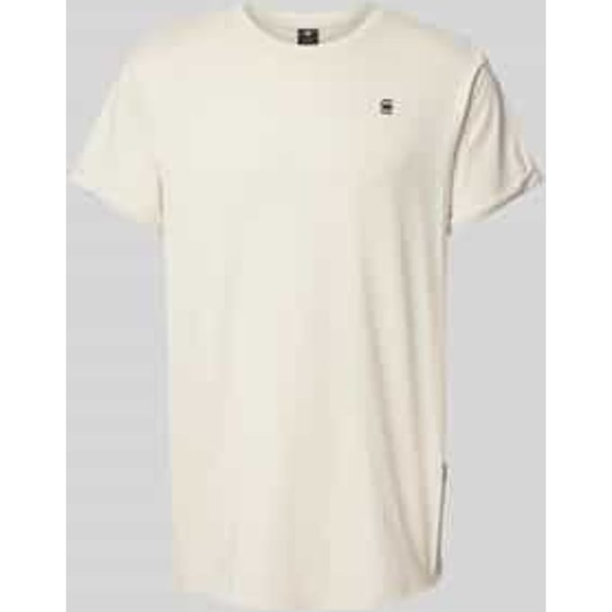 T-shirt met labeldetail