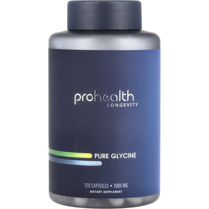 Pure glycine, 1000 mg, 120 capsules