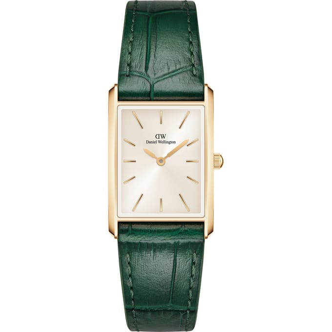 Daniel Wellington DW Watch Bound Crocodile Champagne Sunray Gold 22x32