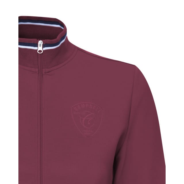 Campbell Vest Heren Fig Dark Red