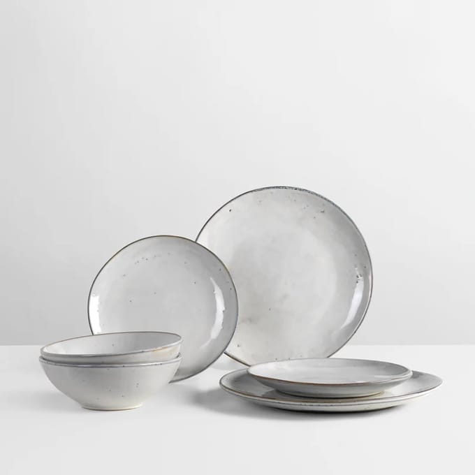 Broste Copenhagen Nordic Sand Servies Diner set voor 2 Dinner Sand for Two