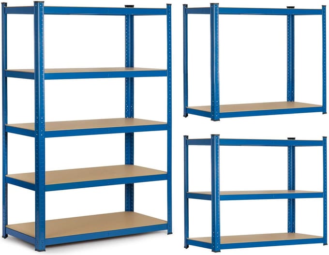 Metalen magazijnplank 150 x 75 x 30 Humberg 4842