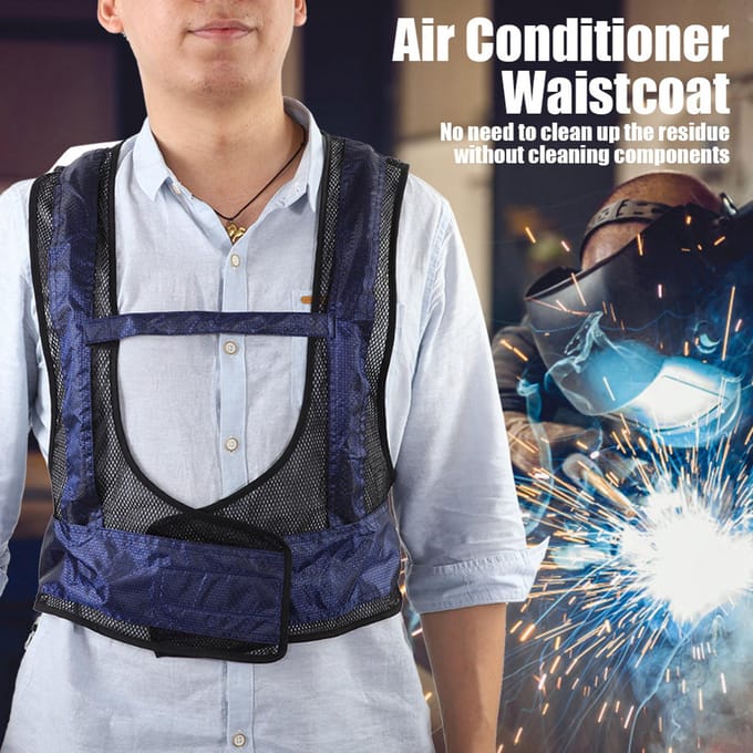 Lassen Staal Luchtgekoelde Koelvest Airconditioner Vest