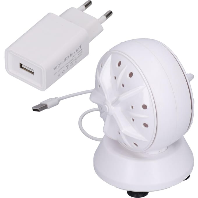 Mini Wasmachine Draagbare Multifunctionele Wasmachine Ultrasone Wasmachine 100?240VUS Stekker EU Plug white