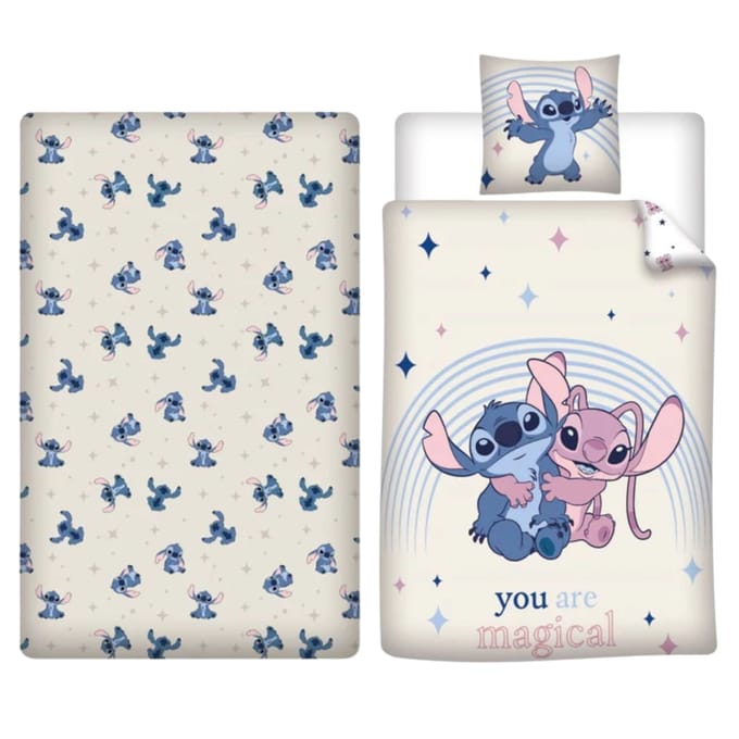 Lilo & Stitch Dekbedset - Dekbedovertrek - Hoeslaken - Kussensloop