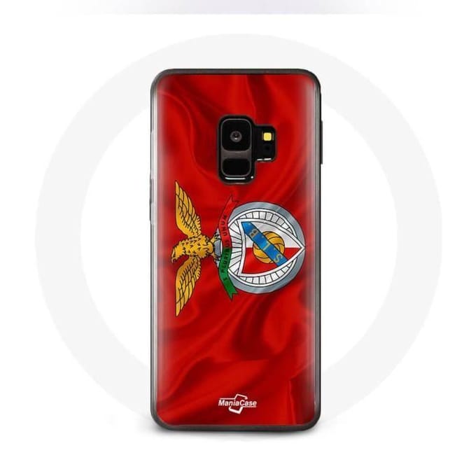 Samsung Galaxy S9 hoesje slb benfica rode achtergrond