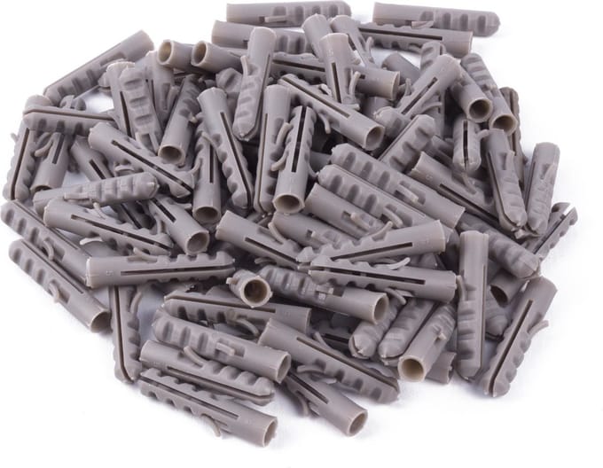 Nylon Pluggen - Muurplug - Plug - 6x30mm - 100 Stuks