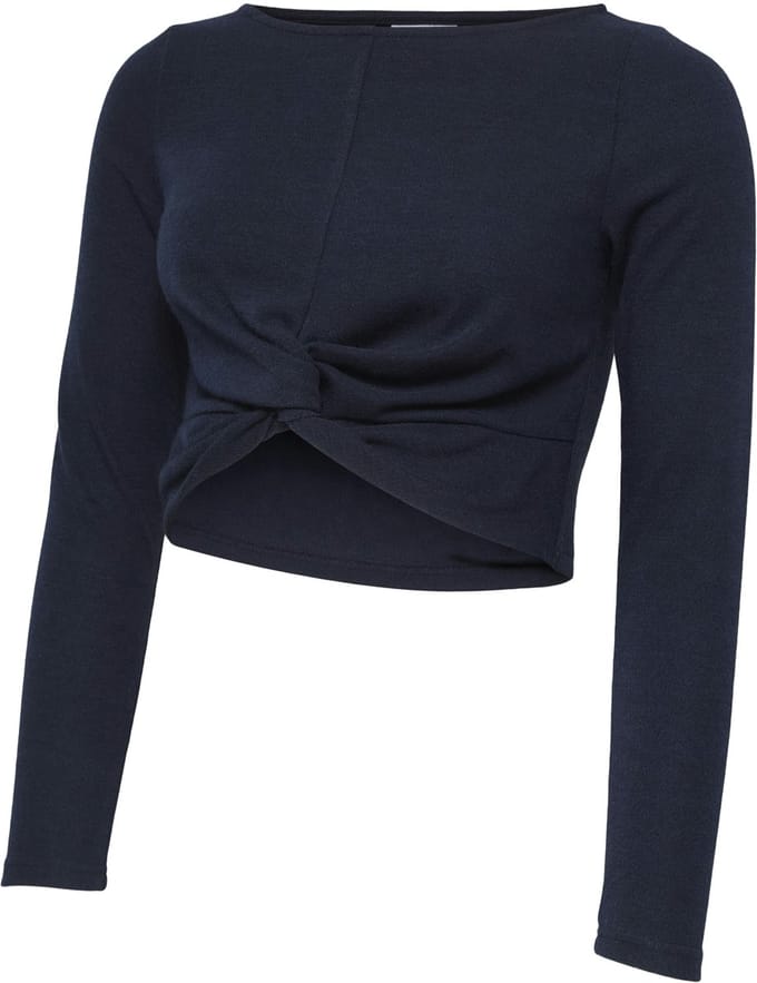 MAMALICIOUS - MLRIGA LS CROP TOP - Dames - Blouses