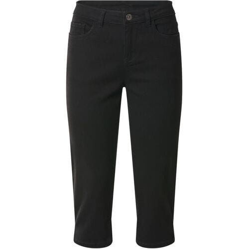 ESMARA Dames capri jeans - Skinny fit (Zwart, 34)