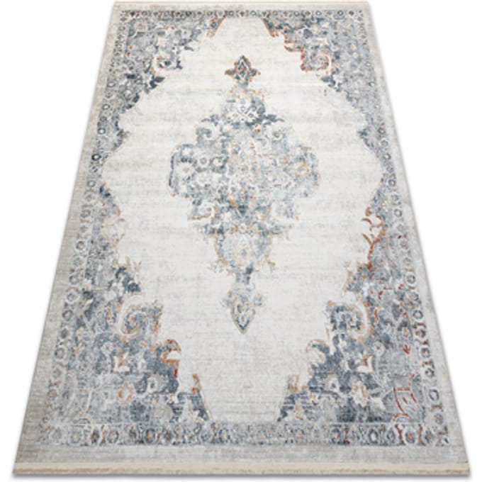 Kleden Rugsx DISTIN 0826A wit / blauw / lichtgroen 80x150 cm