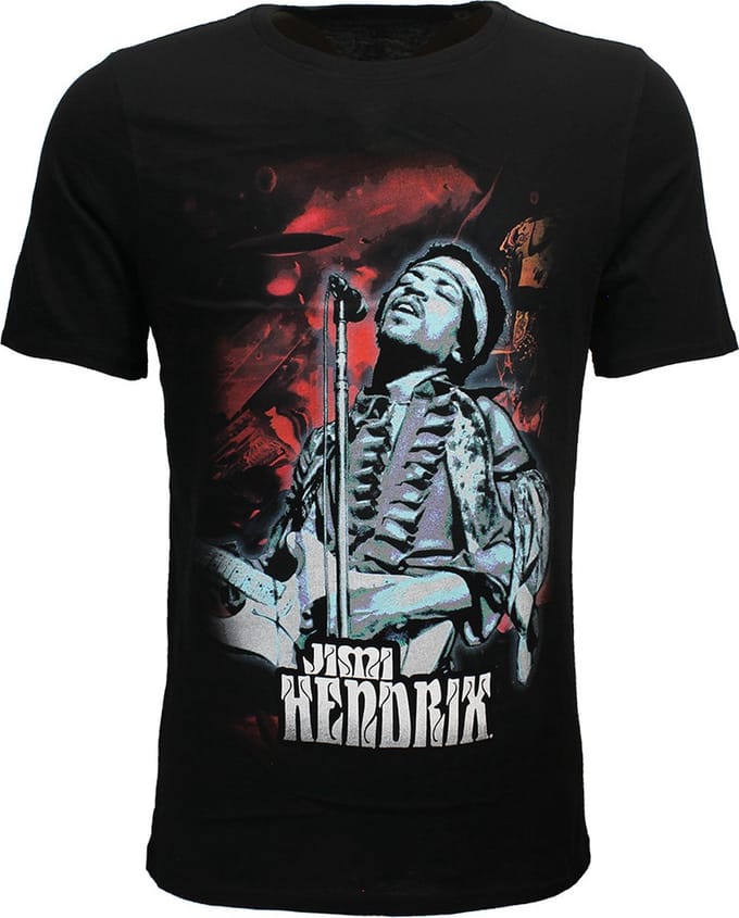Jimi Hendrix Universe T-Shirt - Officiële Merchandise - M