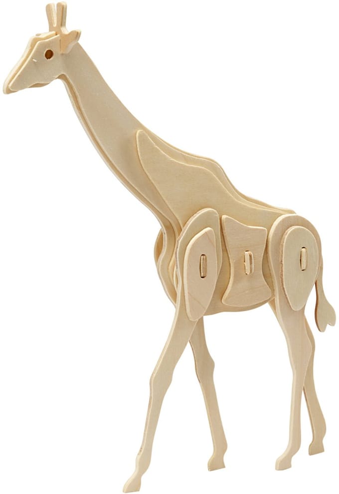 3D Puzzel, giraffe, afm 20x4,2x25 cm, 1 stuk