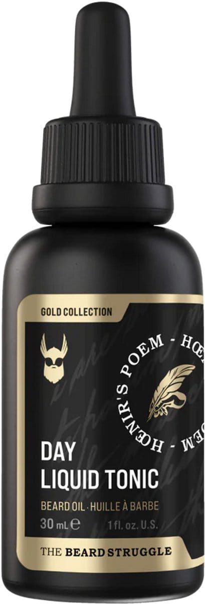 The Beard Struggle Day Liquid Tonic Beard Oil - Hoenirs's Poem Baardolie voor overdag