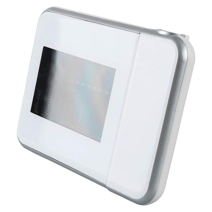 Réveil à projection, réveil numérique silencieux et innovant avec thermomètre d'intérieur black