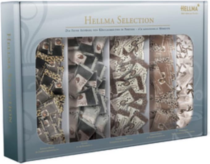 HELLMA Selection Box, inhoud: 200 stuks à 1,43 g in doos
