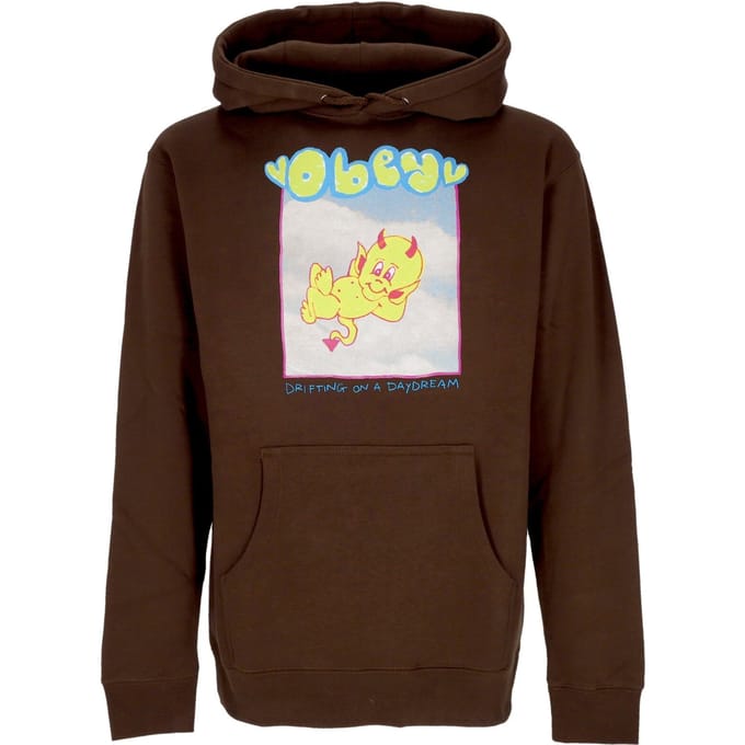 Drifting On A Daydream Dameshoodie Basic Fleece met capuchon Bruin
