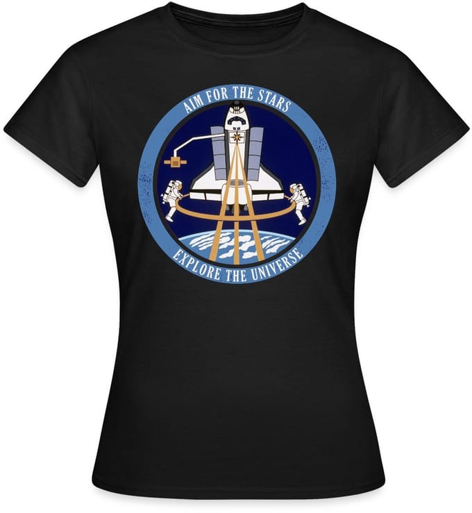 NASA Aim For The Stars T-Shirt Dames