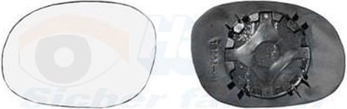 VanWezel 0925832 - Miroir rétroviseur droit pour Citroen C3 de 2002 à 2005