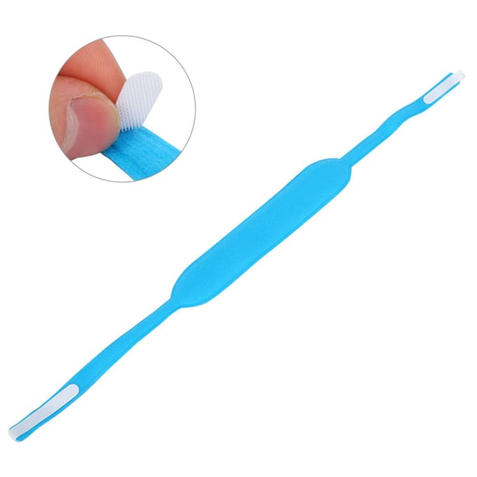 Sangle de fixation pour cathéter de trachéotomie, accessoire de fixation pour canule trachéale white